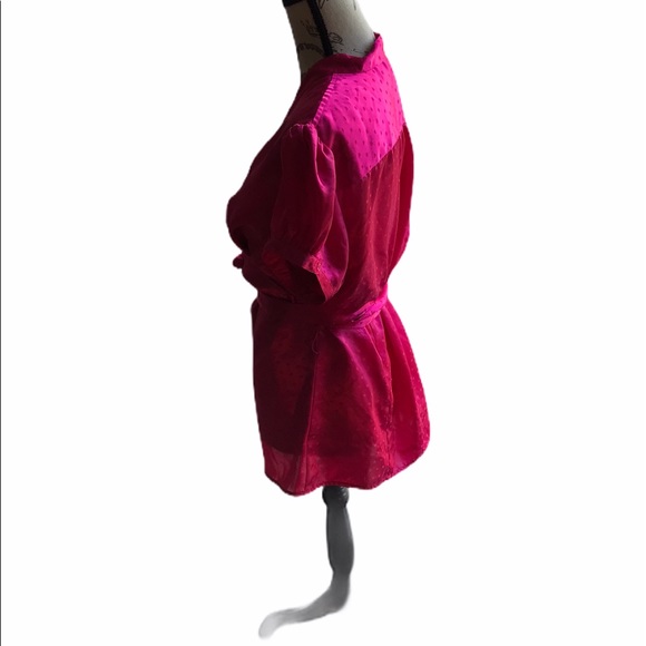 Cato XL. Pink beautiful blouse short sleeves ties - Picture 8 of 12